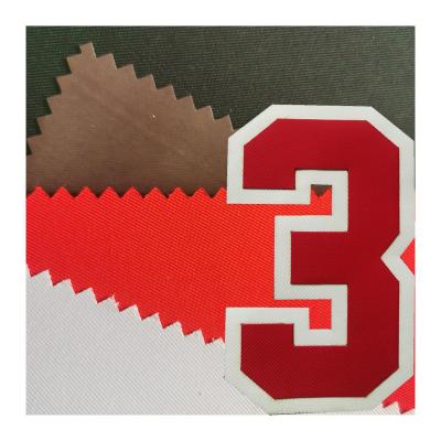 China Art.TBT2013202 Poly Twill Windproof Adhesive Backing Applique For Teams Logo Heat Press Embroidery For Laser Cut Numbers for sale