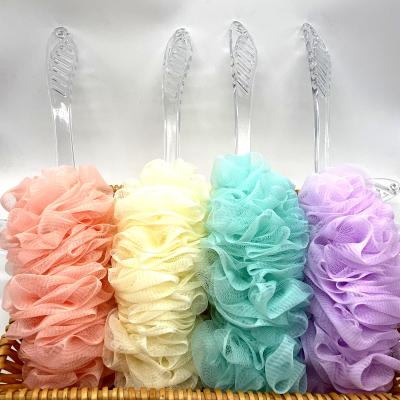 China EXFOLIATING Bath Brush Long Handle Body Bath Cleaning Brush Sponges Shower Brush for sale