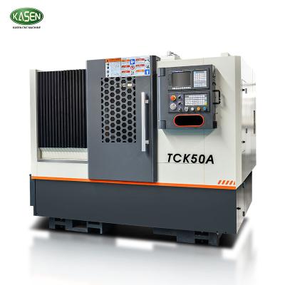 China Inquiry we made in china slope bed cnc lathe TCK50A turning cnc machining cnc lathe machine for sale