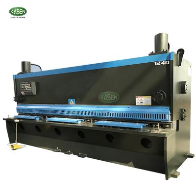 China 8X3200 Cutting Motor Industrial Hydraulic Metal Guillotine Sheet Metal Shear Machine with ESTUN E21s and Plate for sale