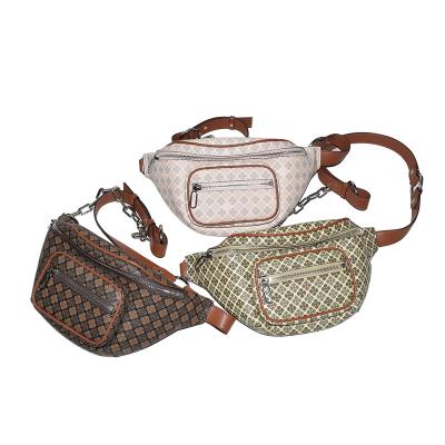 China Customized Anti-theft Fashion Patent Printing Women Sport Package Running Men's Pussy Waist Bag for sale