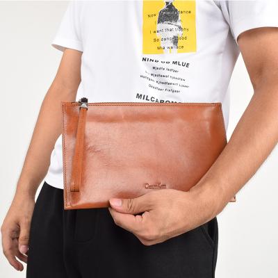 China OEM Korean Fashionable Party Bag Clutch Bag Vintage Men's Synthetic Leather Business Handbags for sale