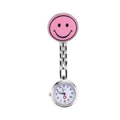 China Day/Date Fashion Brooch Pendant Quartz Pocket Smile Hanging Adjustable Watch For Doctor Nurse Watches for sale