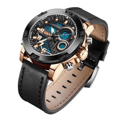 China Sbao s-9015a luxury brand men's LED watch men's military watch chronograph quartz watch men's digital sports for sale