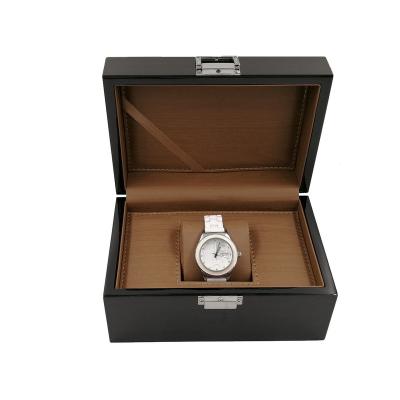 China Fashion high-grade painting wholesale rectangle brand dark painted wooden watch case wooden box packaging watch box for sale