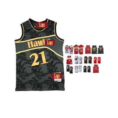 China 2020 wholesale atlanta falcon 21 wilkins 11 antibacterial trae young peachtree jersey for sale