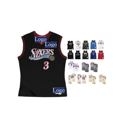 China 3 Allen Iverson 21 Joel Iverson Embiid 25 Ben Simmons Philadelphia 76er Antibacterial Jersey for sale