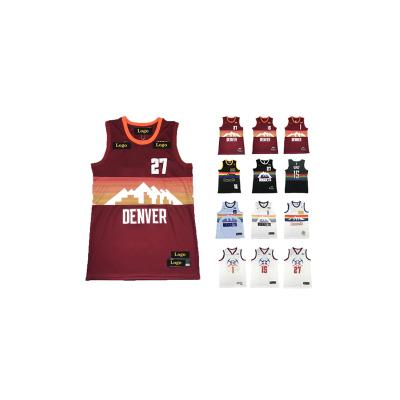 China JR 2021 Player 1 Michael Porter Antibacterial Dropshipping 15 Carmelo Anthony Denver Nugget Rainbow City Tank Top for sale