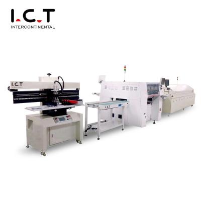 China Factory semi automatic assembly line of semi-automatic LED bulb pcb assembling line smt printing machine for lcd tv laptop for sale