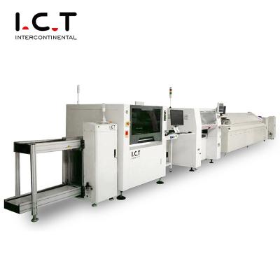 China factory SMT plug in line production line semi-automatic pcb assembling line smt printing machine for lcd tv laptop for sale