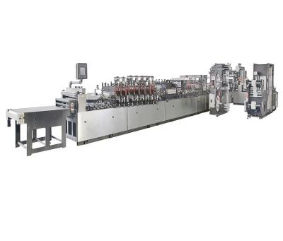 China Garment Shops Quadruple-Seal Flat Pouch Making Machine Square Flat Bottom Bag Making Machine For Food for sale