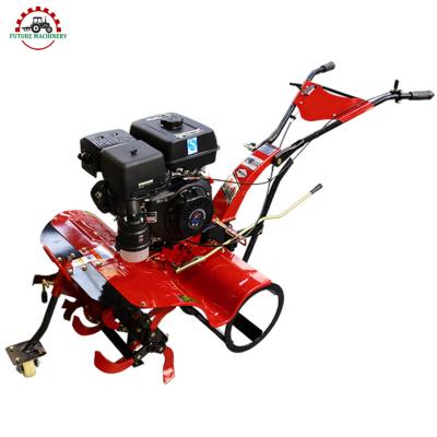 China Plant Gasoline Mini Four Wheel Tiller Cultivator Power Tiller Garden Tiller for sale