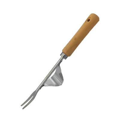 China Grows Amazon Handle Grass Weeding Tools Hot Selling Wooden Hand Weeder for sale