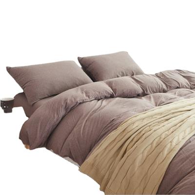 China 100% Wash High Quality Organic Cotton Anti-bacteria Soft Stone Bedding Set for sale