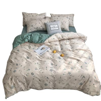 China Eco-friendly three-piece set of American pure cotton comforter cover bedding set for sale