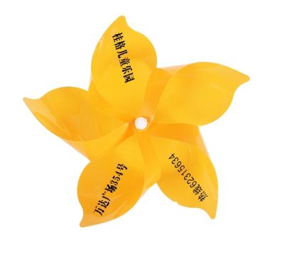 China Cheap Single Color Garden Flower Small Door Price Plastic Windmill Toy for sale