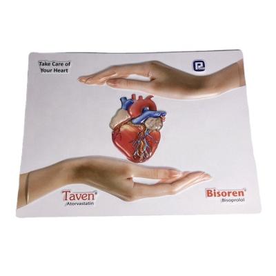 China 3d customized pvc advertising hanging blister picture hanging medical chart 3d customized concave-convex blister picture for sale