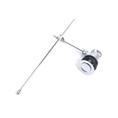 China Modern Chrome Pop Up Drain Assembly With Lift Rod And Overflow Drain Stopper Assembly For Bathroom Faucet for sale