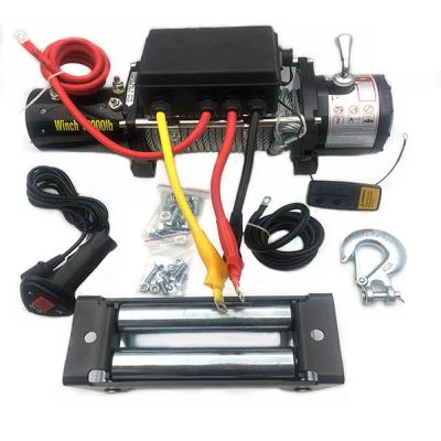 China Sturdy Cable Pulling Winch Machine Winch 220V Par 4X4 13500Lbs Machine 12000 Lbs for sale