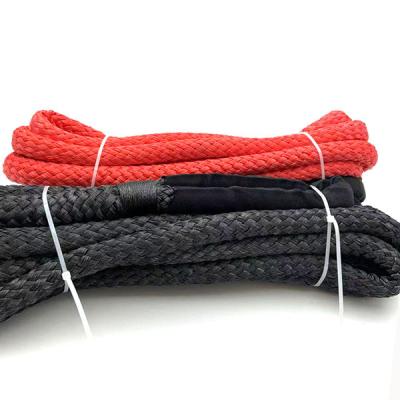 China 9mt Sturdy Kinetic Recovery Car Vehicle Nylon Braided 4WD Heavy Duty Double Rope for sale