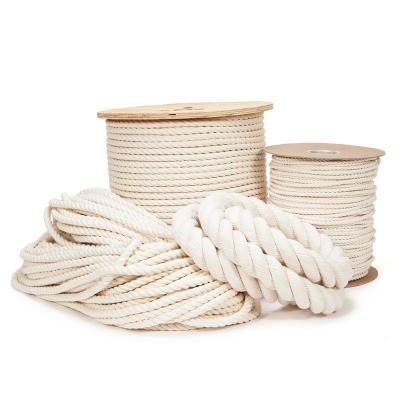 China the 100% cotton favor price and good quality 4mm 100% cotton rope traction belt traction cables for sale