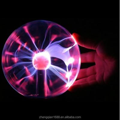 China Novelty 3 Inch Magic USB Plasma Ball Sphere Light Magic Plasma Ball Crystal Light Transparent Lamp for Festival party wedding for sale