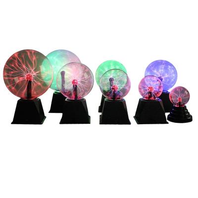 China Brighten up your desk and night 4'' inch Big Plasma Ball Magic led light magic spinning ball for sale