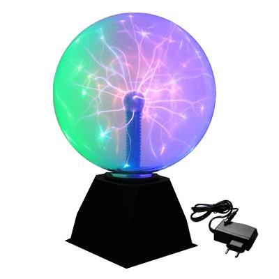 China Brighten up your desk and night USB Powered Plasma Lamp Nebula Sphere Globe Creative Plasma Ball 8 Inch,Electric Plasma Light for sale