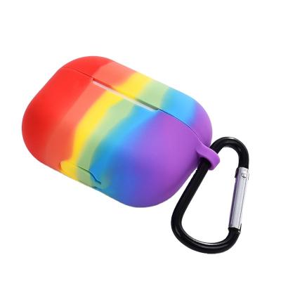 China Breathable 2022 New Design Rainbow Slim Silicone Cute Case For AirPods 1/2 Case For AirPods 3 For AirPods Pro for sale