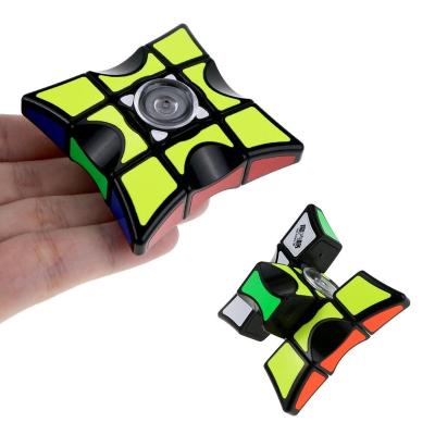 China Finger toy Fingertip Magic Cube Gyro, Smooth and Speed 1x3x3 Cube Puzzle Focus EDC Toy for Relieving for sale