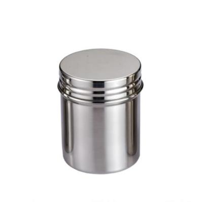 China Freshness Preservation 300ml Stainless Steel Canister Kitchen Food Storage Box Container Jar for sale