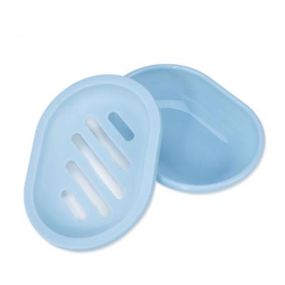 China Many Colors Single Soap Dish Sustainable PP Plastic Soap Box For Bathroom Grade for sale