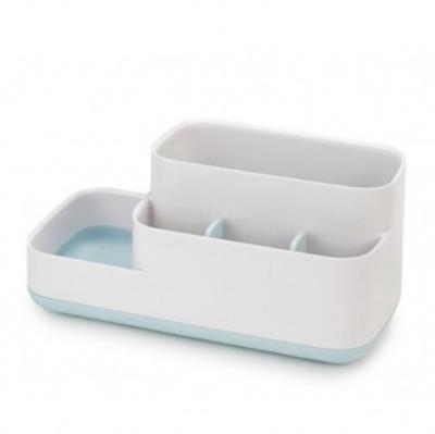 China Sustainable Bathroom Products Shelf Organizaer Box Sink Comb Toothbrush Holder Wash Gargle Box for sale