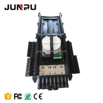 China Strength Polymer Plastic FTTH FTTB FTTX Network Junpu 24 Core Fiber Optic Closure Hangzhou IP68 Box for sale