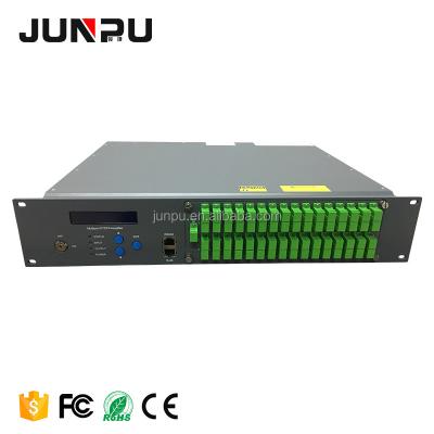 China Gepon Network Confident Junpu Gpon Catv Edfa Combiner 32 Port WDM Edfa With 21dBm Per Output for sale