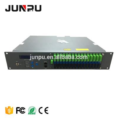 China Gepon Network Junpu Catv Gepon15501490 Edfa WDM Fiber Catv WDM 1310 Return 32 Ports 23dBm Each Port for sale