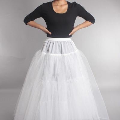 China Simple hot sale wedding accessories 3 circle petticoat crinoline petticoats petticoat for wedding dress for sale