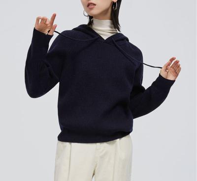 China 100% breathable cashmere sweaters with hoodie for sale