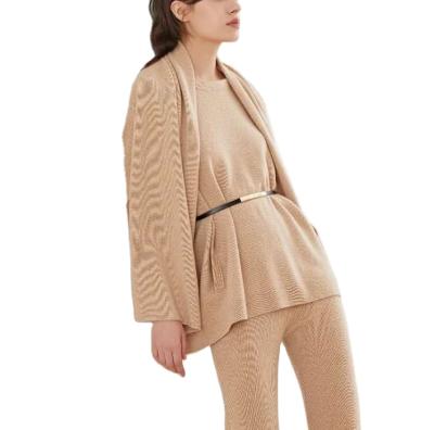 China Breathable Cashmere Sweater And Pants Comfort Set Cashmere Loungewear for sale