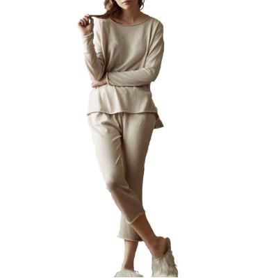 China Fashion Lounge Pants Breathable Wool Cashmere Loungewear for sale