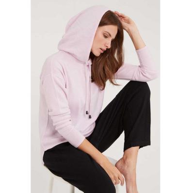 China Wholesale Women Cashmere Sweatshirt Cashmere Anti-pilling Hoodie for sale