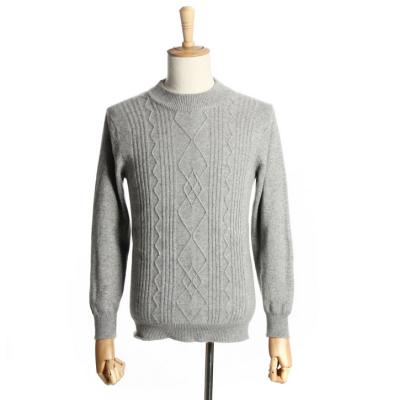 China Breathable Cashmere Mens Sweater 100% Wool Design for sale