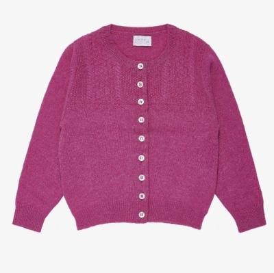 China Anti-pilling Custom design made wholesale baby round neck cardigan kids cashmere sweater for sale