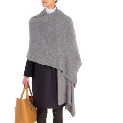 China Poncho scarf knitted 100%cashmere poncho scarf for sale