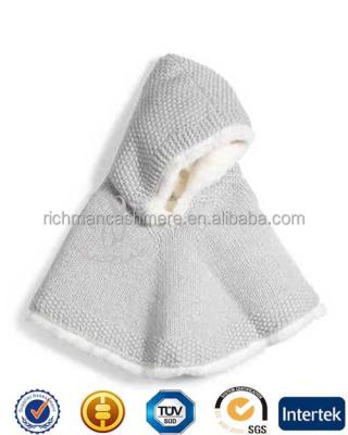 China Baby Winter Poncho Coat Wholesale Cashmere Poncho Customized for sale