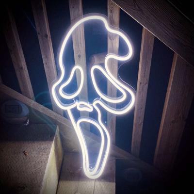 China Buildings Party Decorations Customized 21 Letter Light RGB Wall Mounted Neon Sign for sale