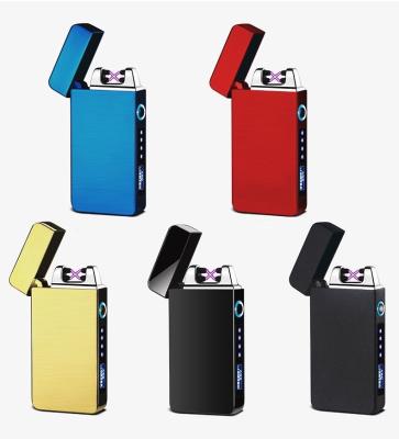 China Windproof Business USB Rechargeable Arc Lighter Custom Cheap Cigarette Lighter Gifts Rechargeable Electric Lighter for sale