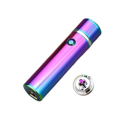 China Dual Type Rechargeable Electric Windproof Lighter Cool Cigarette Arc Candle USB Light Pencil Pen Lighter for sale