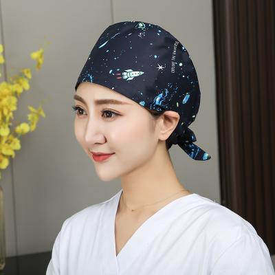 China 2021 Adjustable Medical Veterinary Hat Doctor Hat Hospital Cotton Work Pharmacy Clinic Caregiver Beauty Hat Surgery Cap Pet Hat Nurse Cap for sale