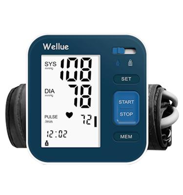 China Wireless Wrist Free Arm Sphygmomanometer Monitor Omron Machine Boiling Point Wellue B02T APP Cuff Blood Pressure for sale